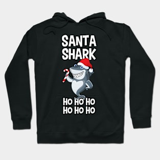 Santa Shark Ho Ho Ho Hoodie